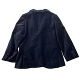 LA STUPENDERIA giacca tinta unita in camoscio Blu per Bambino CJGH25 BLU LA STUPENDERIA 