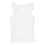 Liu Jo Canotta Tinta Unita con Traforo A Forma di Cuore per Bambina GA5199XXX BIANCO LIU JO 