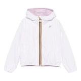 K-Way Giubbino Reversibile Bicolore per Bambina K41337WXX BIANCO/ROSA K-WAY 