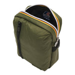 K-WAY borsello tinta unita con tracolla Verde per Bambino K7116UW VERDE K-WAY 