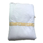 Isabel & Martinez Coperta Tinta Unita con Ricami per Neonata IM25N407 BIANCO ISABEL & MARTINEZ 