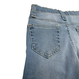 M+E' Jeans Tinta Unita Modello Palazzo per Bambina UE1706X AZZURRO M+E' 