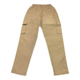 Datch Pantalone Tinta Unita Con Elastico In Vita Sabbia Per Bambino