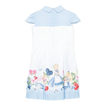 Monnalisa Abito Mezza Manica Bicolore per Bambina 11E920 BIANCO/AZZURRO MONNALISA 