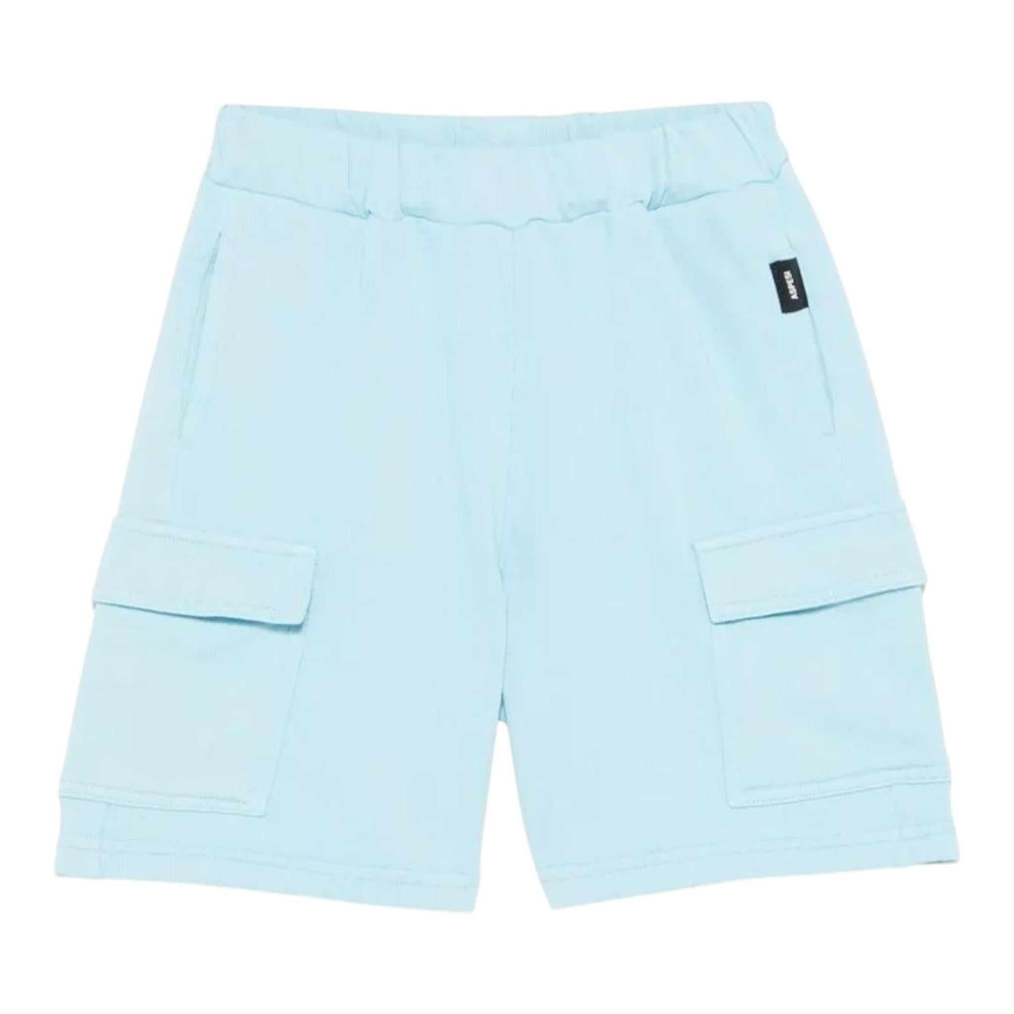 Aspesi Bermuda Tinta Unita con Elastic In Vita per Bambino S25025BM7067 AZZURRO ASPESI 