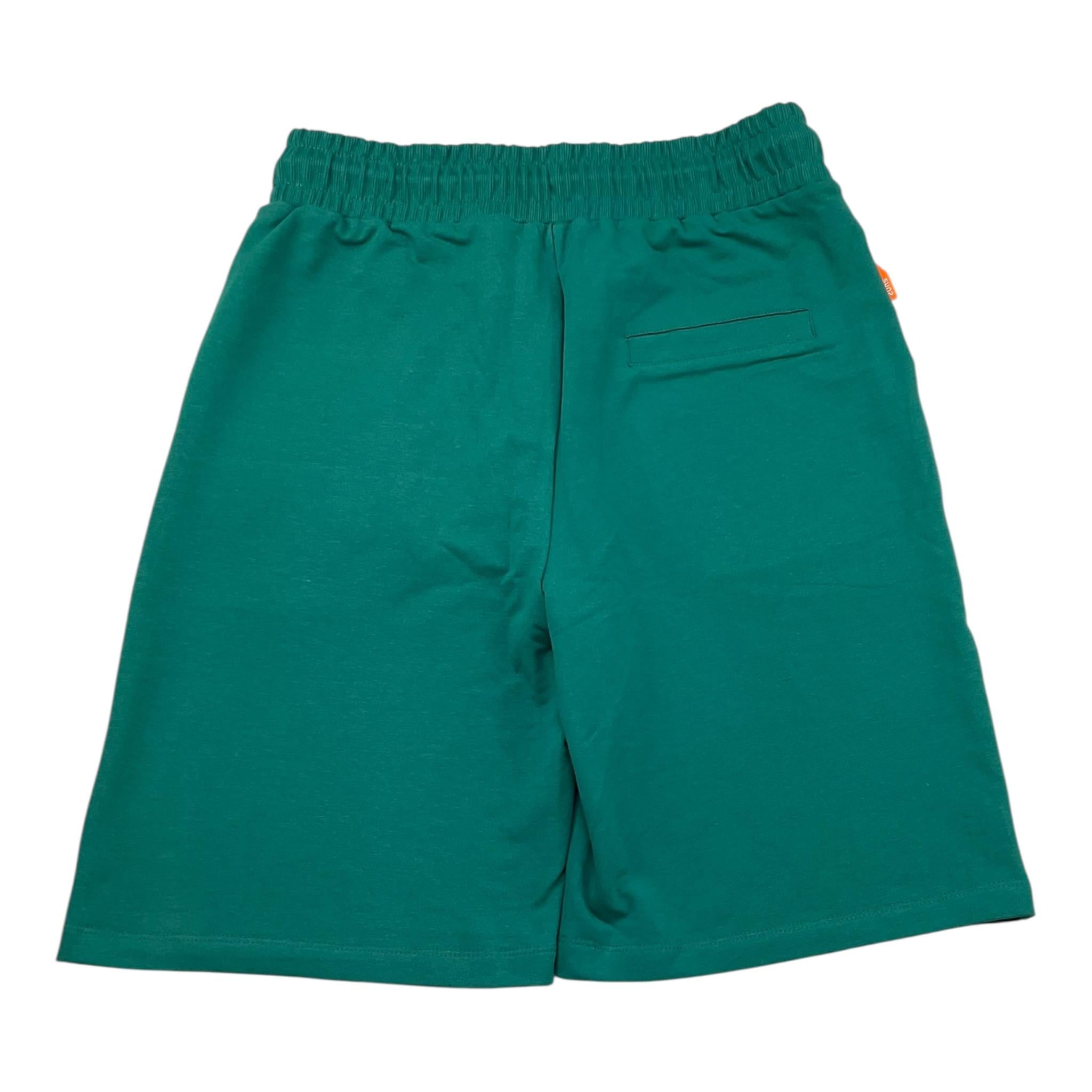 Suns  Bermuda Tinta Unita con Elastico In Vita per Bambino BFS5105U VERDE SUNS 