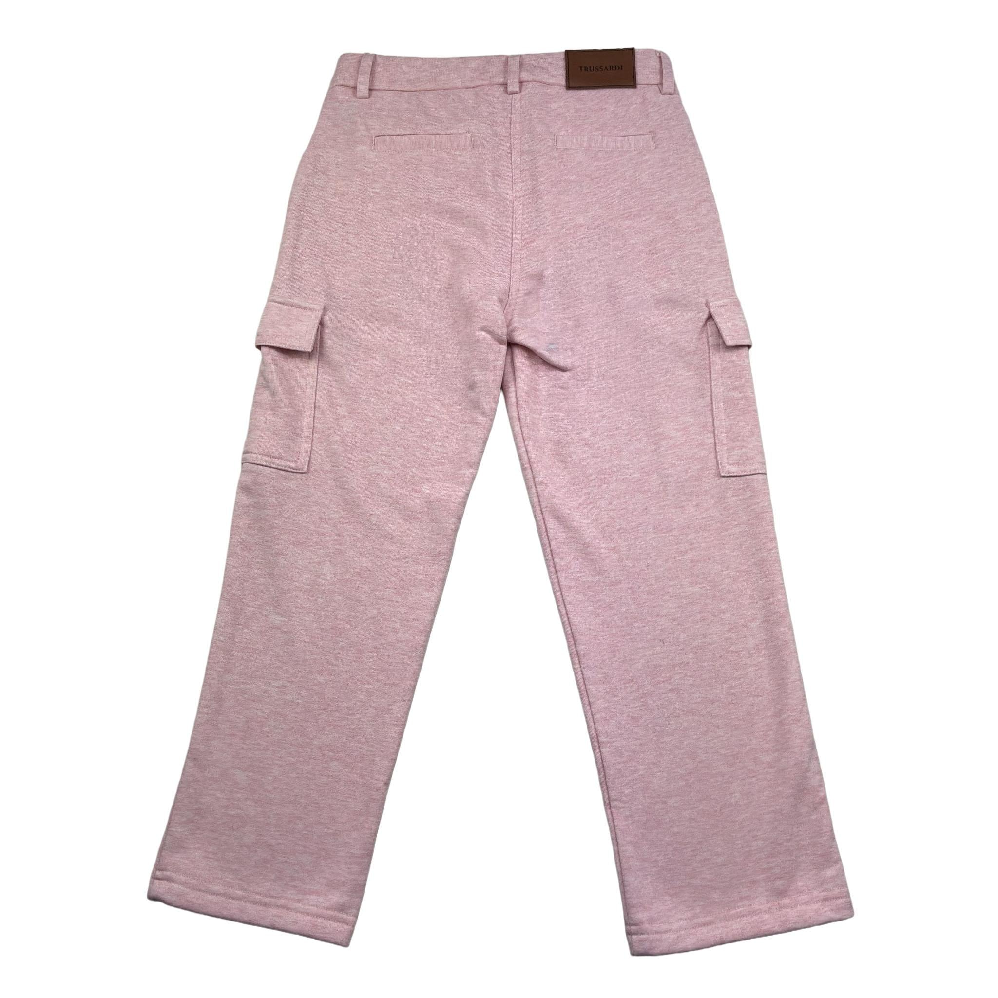 Trussardi Pantalone Tinta Unita con Tasconi per Bambina TGP26078PA ROSA TRUSSARDI 