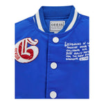 GUESS giubbino modello college bicolore con zip Cobalto per Bambino N4YL03WGB90 COBALTO GUESS 
