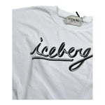 Iceberg T-Shirt Girocollo Tinta Unita con Stampa per Bambina TSICE5159JX BIANCO ICEBERG 