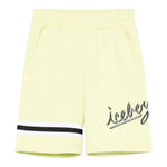 Iceberg Bermuda Tinta Unita con Elastico In Vita per Bambino BFICE5101J VERDE ICEBERG 