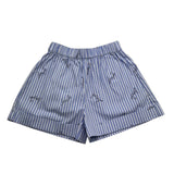 Liu Jo Short Tinta Unita con Fantasia A Righe per Bambina KA5051X AZZURRO LIU JO 