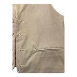 Paolo Pecora Gilet Tinta Unita Con Bottoni Beige Per Bambino