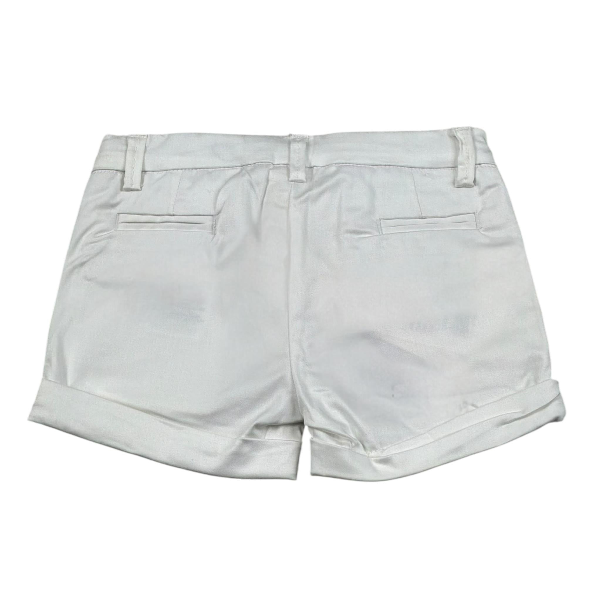 Siviglia Bermuda Tinta Unita con Girovita Regolabile per Neonato SVNSO17311 BIANCO SIVIGLIA 