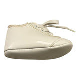 Cuquito Scarpina Tinta Unita con Lacci per Neonato 50116 PANNA CUQUITO 
