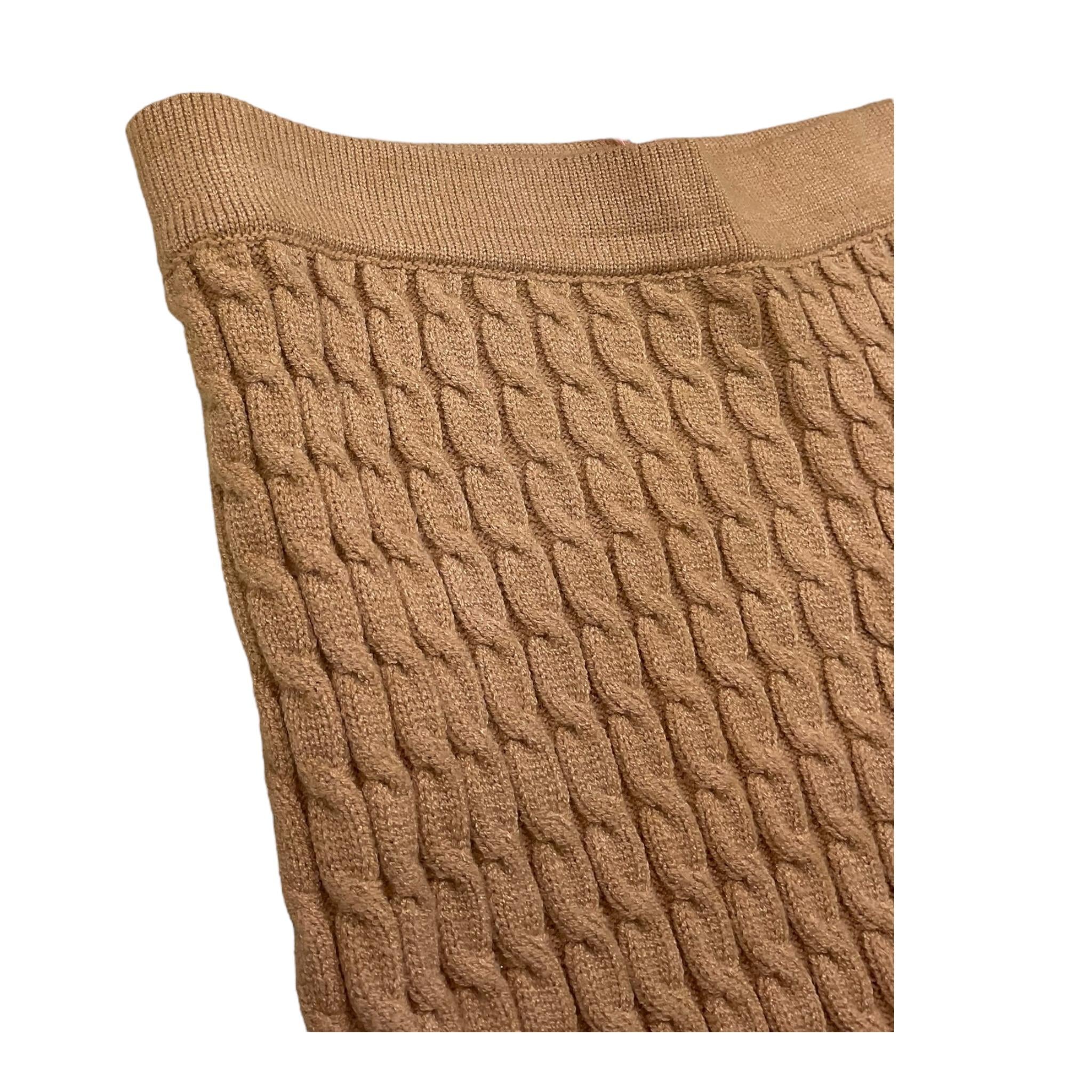 VICOLO gonna in maglia tinta unita Cammello per Bambina 3141GW0307 CAMMELLO VICOLO 