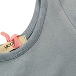 Vicolo T-Shirt Girocollo Tinta Unita per Bambina 3146WY00313XJ AZZURRO VICOLO 