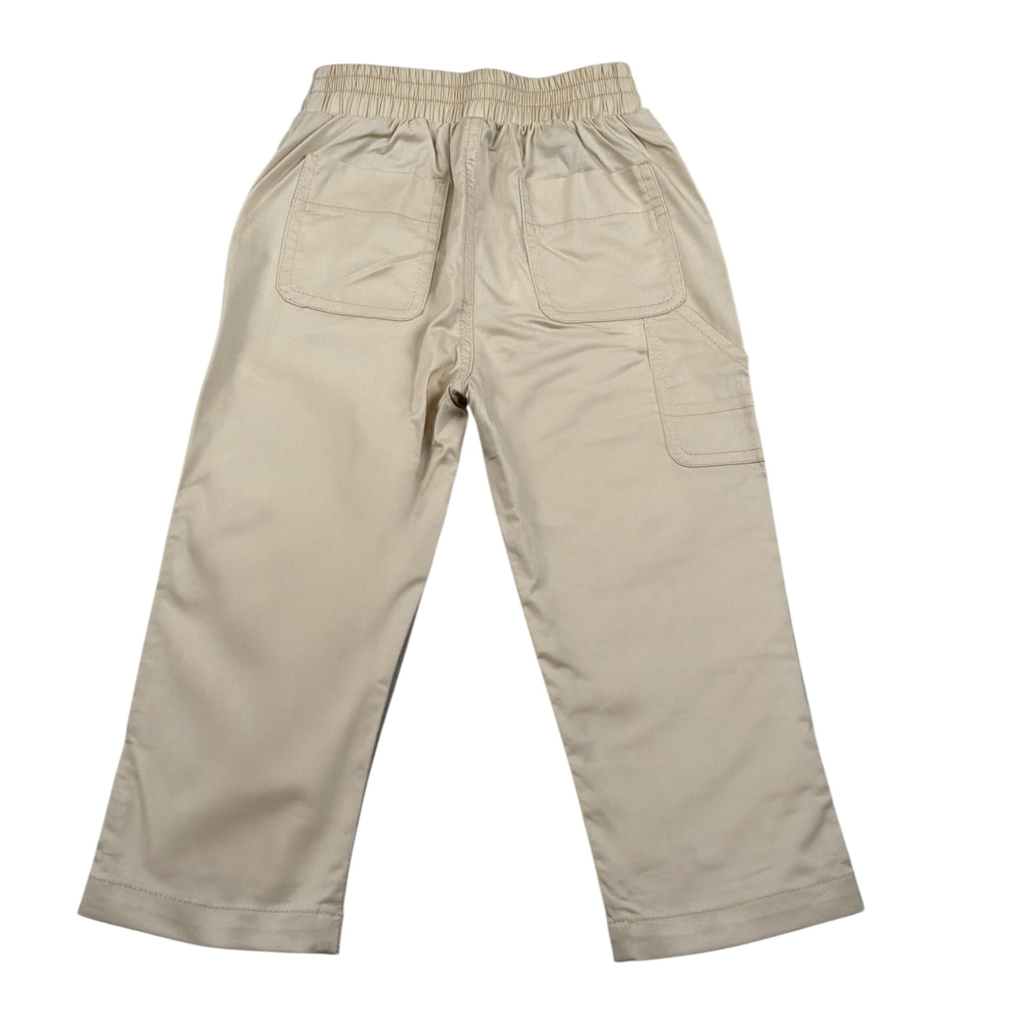 Iceberg Pantalone tinta unita con Elastico In Vita Beige per Bambino PTICE5108BXX BEIGE ICEBERG 