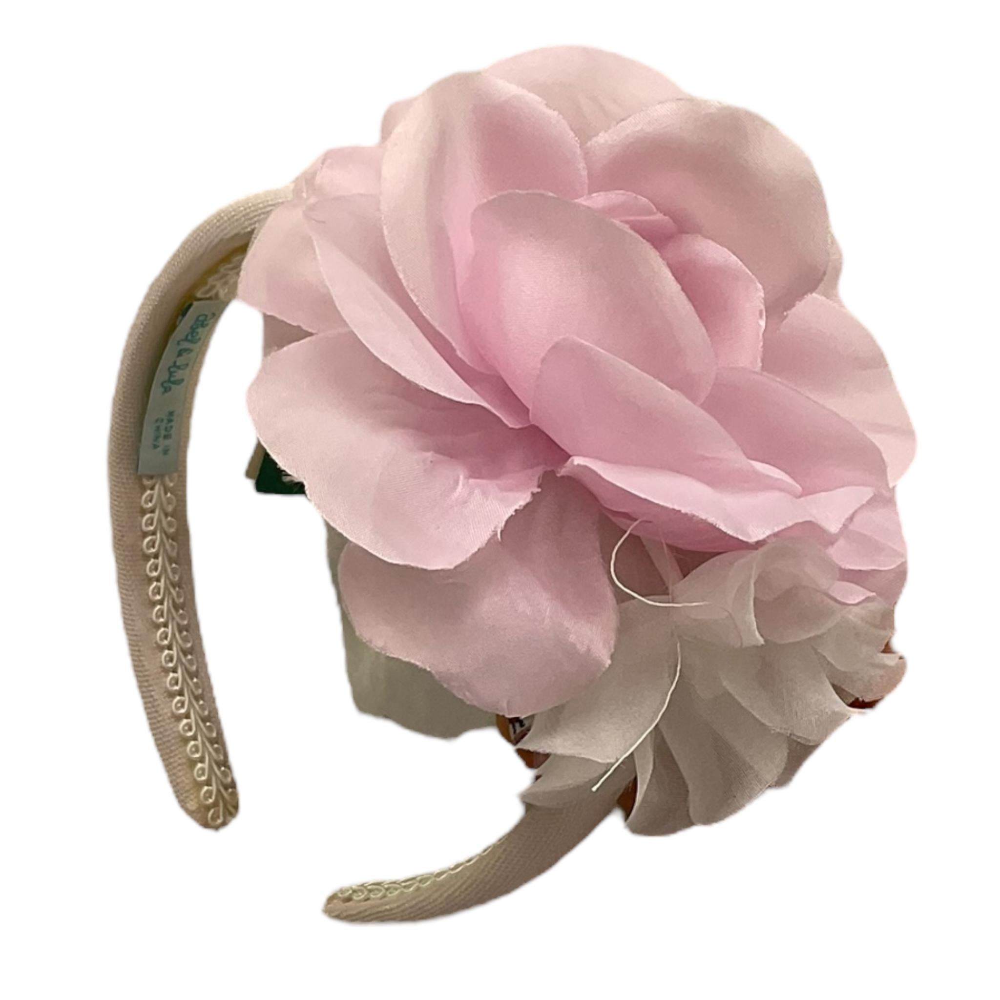 Abel & Lula Cerchietto Tinta Unita con Applicazione per Bambina 5407 ROSA ABEL & LULA 