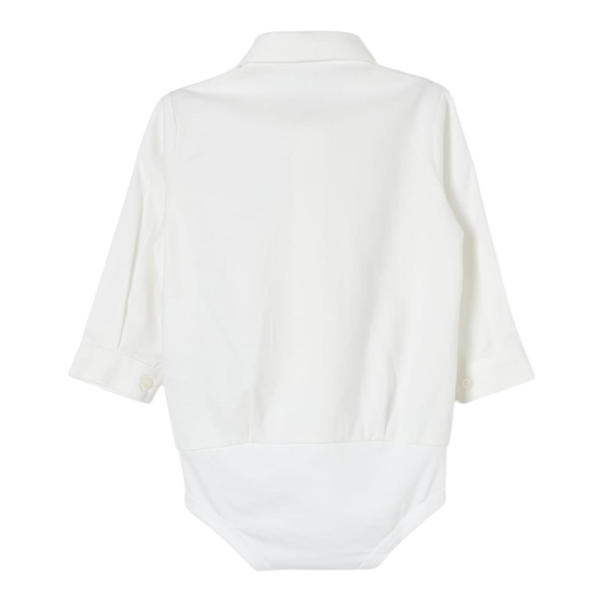 IL GUFO camicia body manica lunga tinta unita Panna per Neonato A24MB036C0019 PANNA IL GUFO 