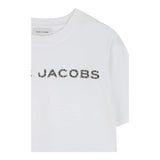 Marc Jacobs T-Shirt Girocollo Tinta Unita con Stampa per Neonata W60463 BIANCO MARC JACOBS 