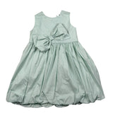 Please Abito Giromanica Tinta Unita per Bambina AB41270G73 VERDE PLEASE 