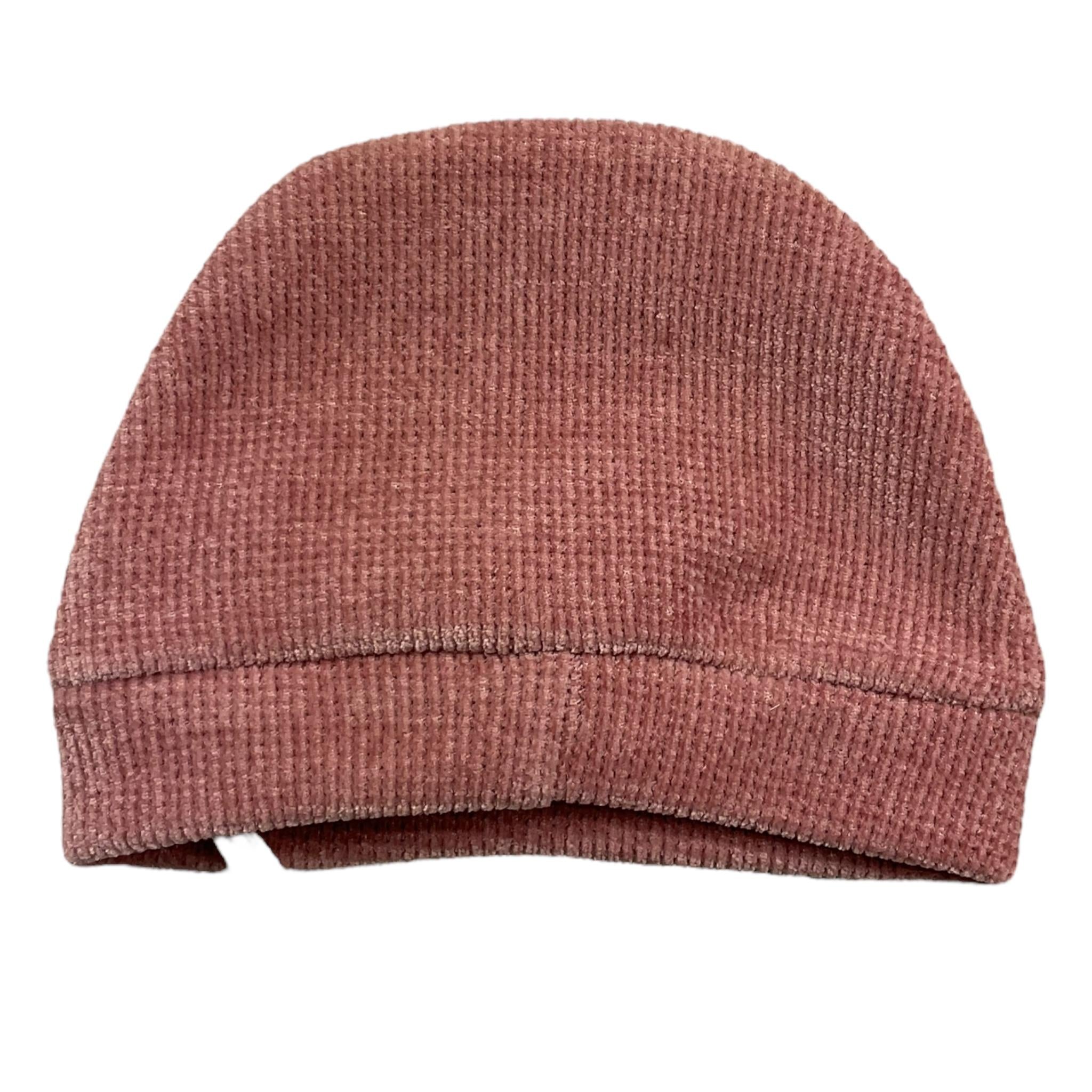 NINNAOH cappello tinta unita con applicazione Rosa per Neonata I2495 ROSA NINNAOH 
