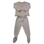 Le Bebe Completo 2 Pezzi Shirt-Ghettina Tinta Unita per Neonato LBG6270 BEIGE LE BEBE 