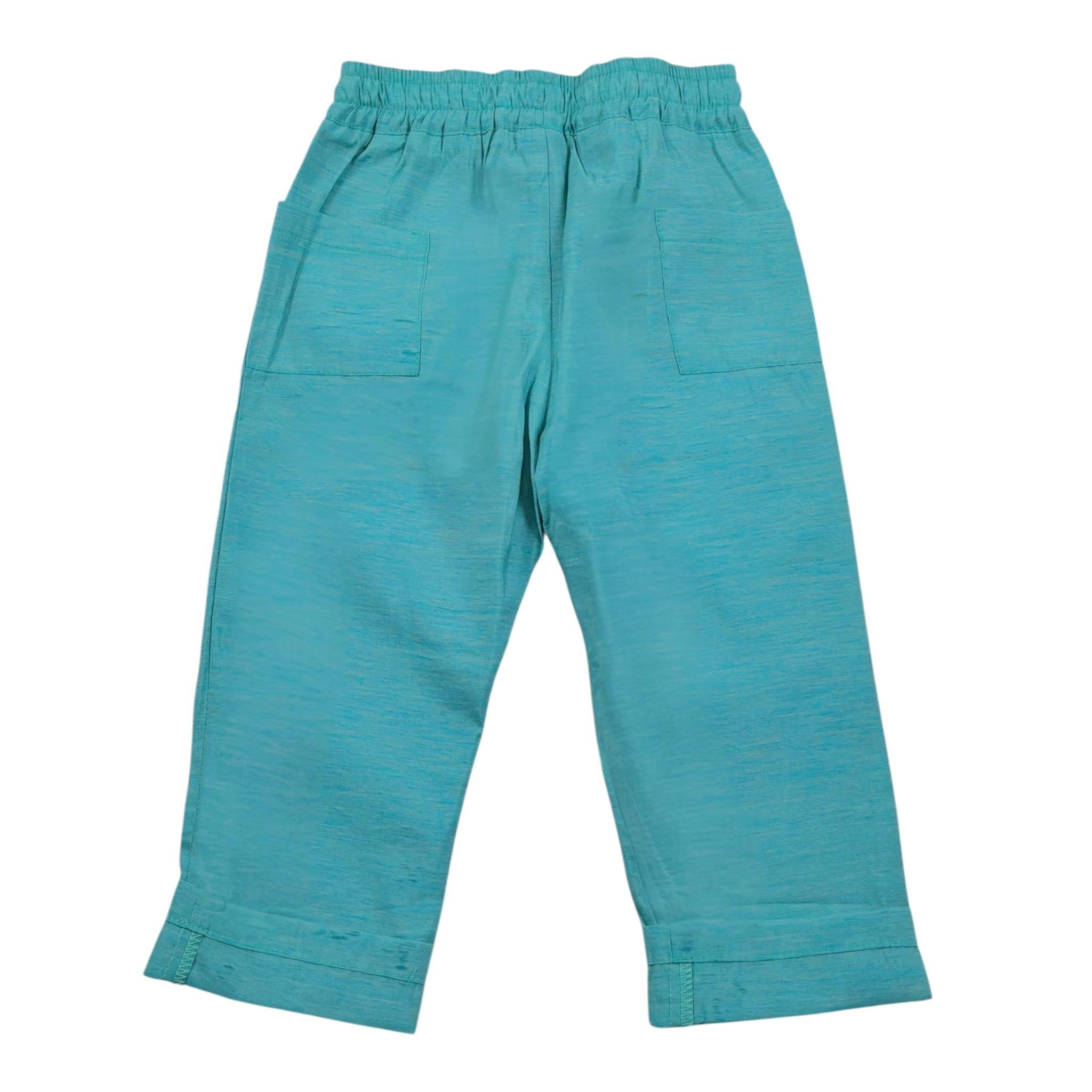 Daniele Alessandrini Pantalone tinta unita con Elastico In Vita Verde per Neonato 1295P00017X VERDE DANIELE ALESSANDRINI 