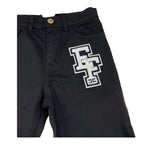 ELISABETTA FRANCHI pantalone tinta unita con ricamo Nero per Bambina EFPA266 NERO ELISABETTA FRANCHI 