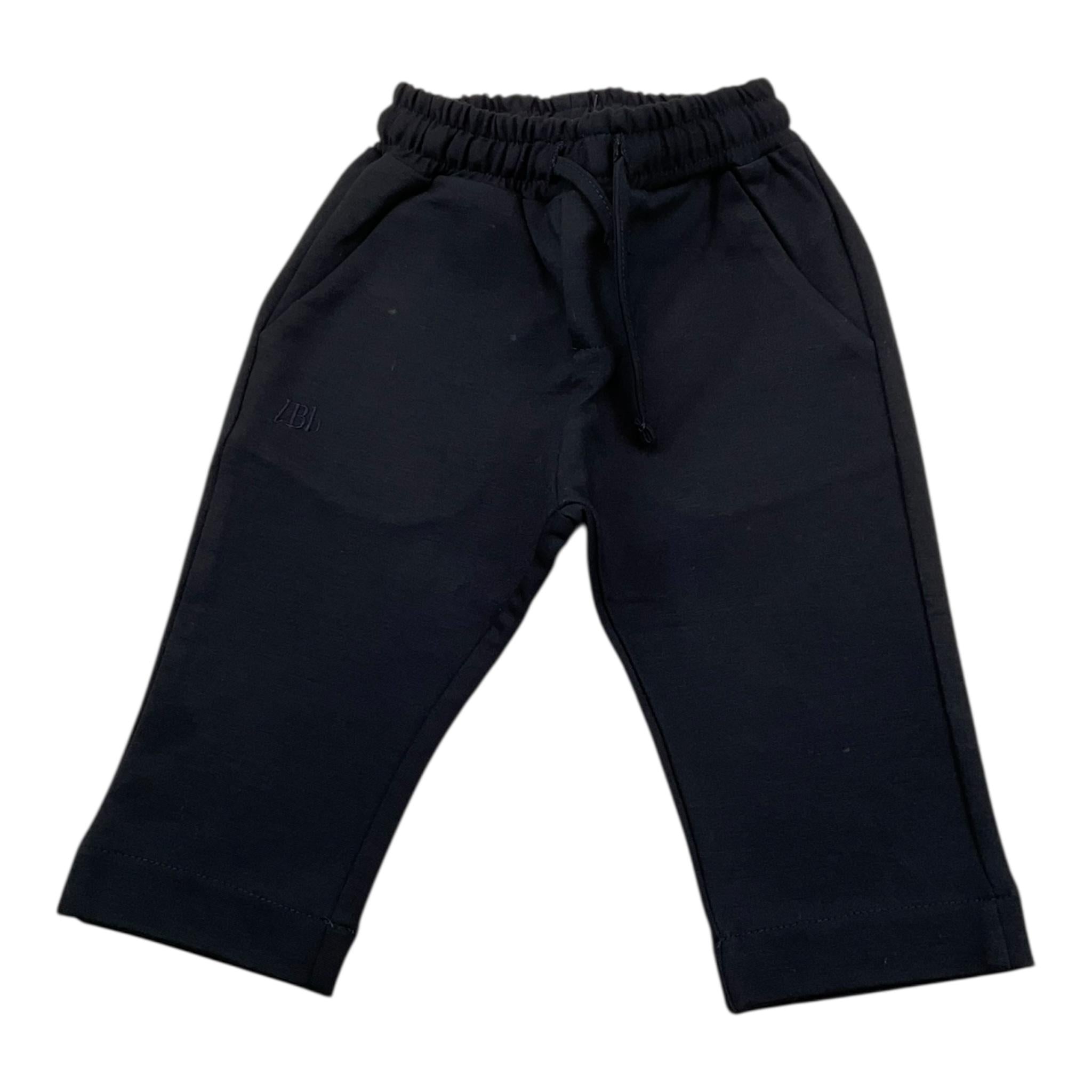 LE BEBE' pantalone tinta unita con elastico in vita Blu per Neonato LBB4367 BLU LE BEBE' 