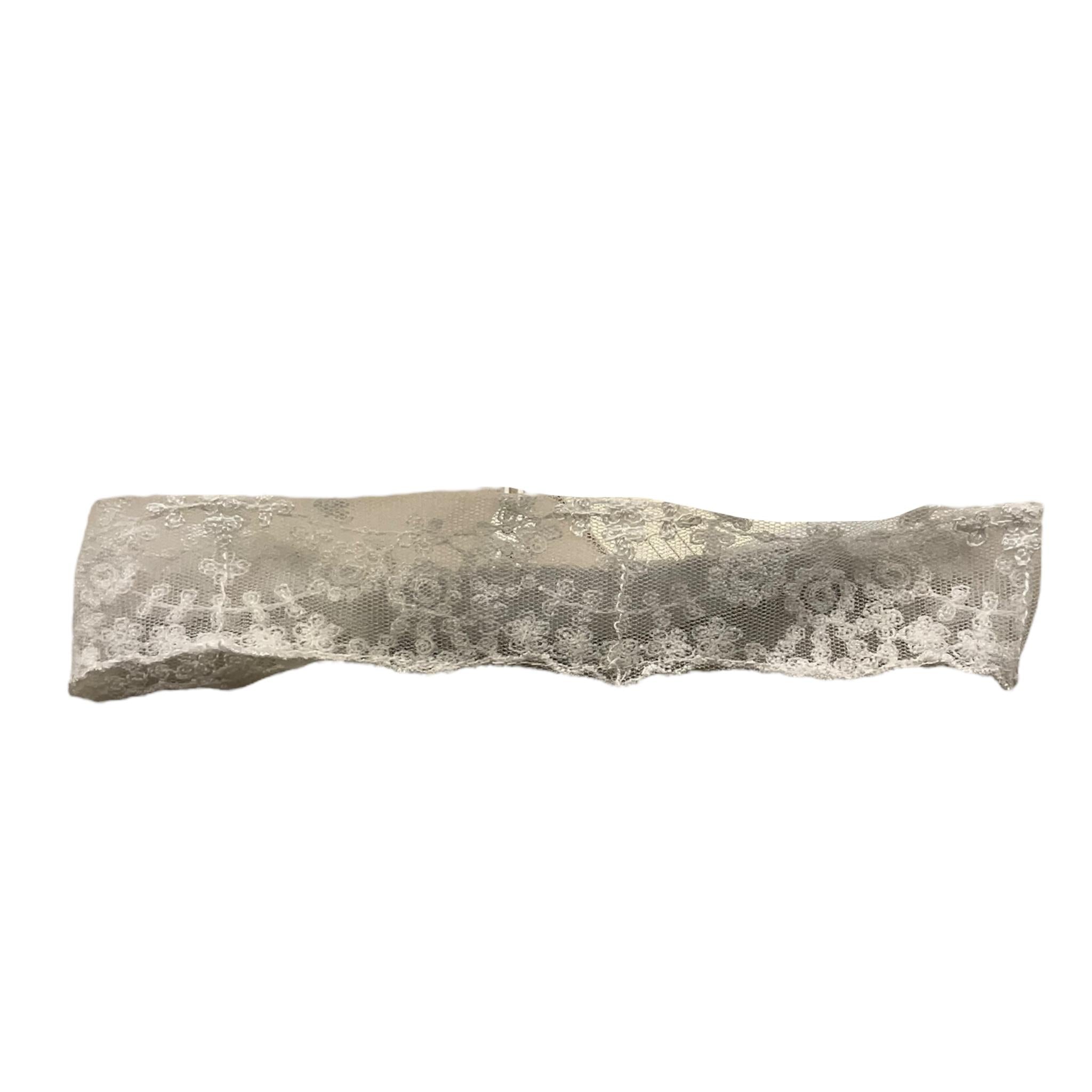 MINIMI fascia capelli tinta unita con ricami Bianco per Neonata 6268 BIANCO MINIMI 