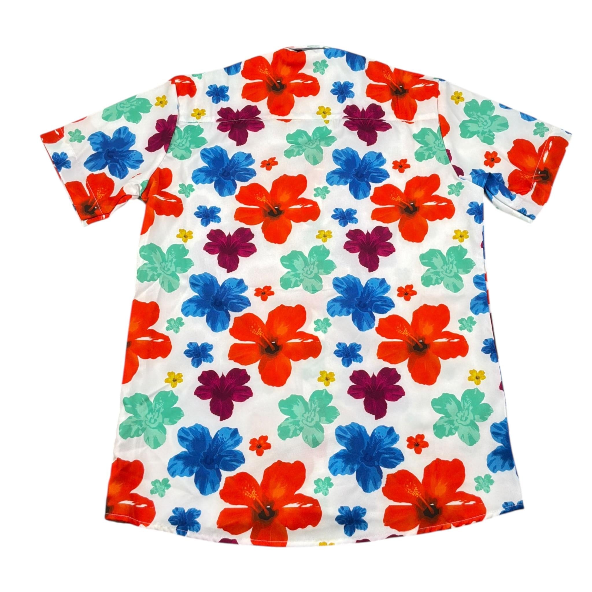 Louis Dieudonne' Camicia tinta unita con Stampa Fiori Bianco per Bambino FJFIR5I BIANCO LOUIS DIEUDONNE' 