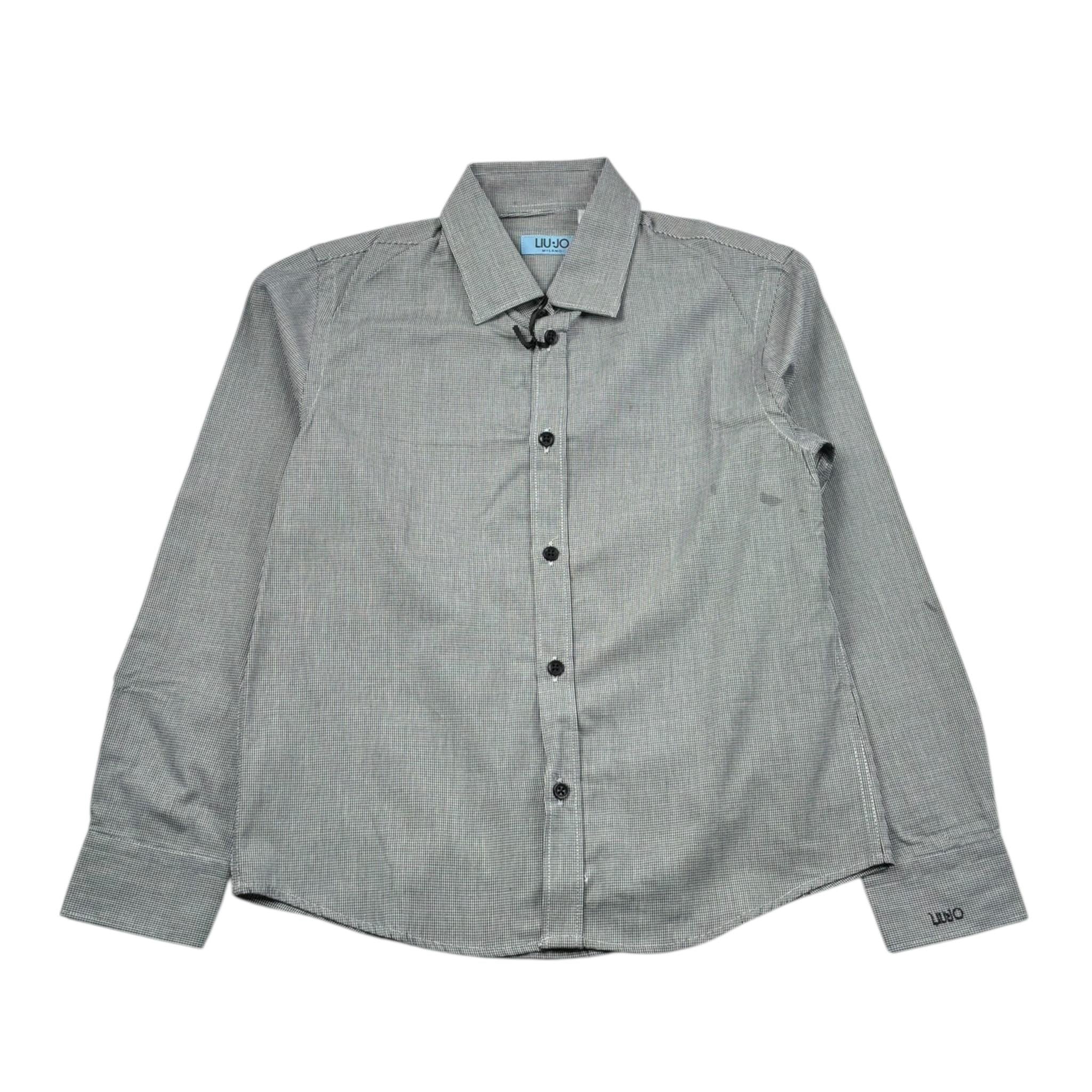 Liu Jo Camicie Tinta Unita con Microfantasia per Bambino QF2036T3215 BIANCO/NERO LIU JO 