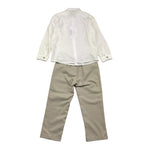 BARCELLINO completo 3pz camicia-pantalone-papillons Bianco per Bambino 105605LJ BIANCO BARCELLINO 