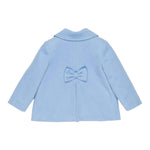 MISS GRANT cappotto tinta unita  con tasche Azzurro per Bambina MG1196 AZZURRO MISS GRANT 