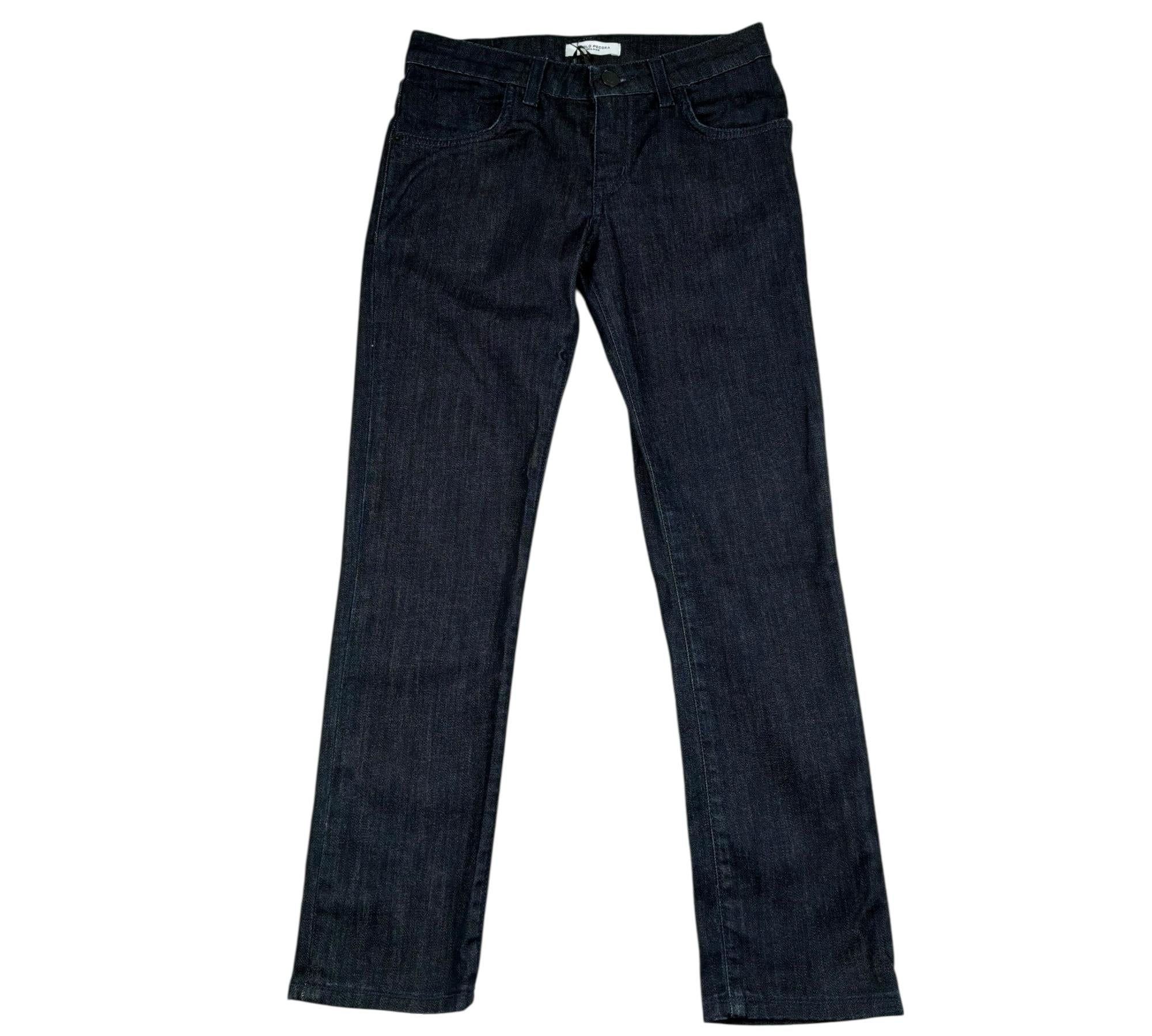 Paolo Pecora Jeans Tinta Unita con 5 Tasche per Bambino PP4260 BLU PAOLO PECORA 