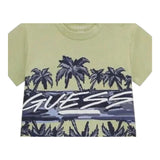 Guess Completo Tinta Unita 2 Pezzi T-Shirts-Bermuda per Neonato I4GG07K8HM3 VERDE GUESS 