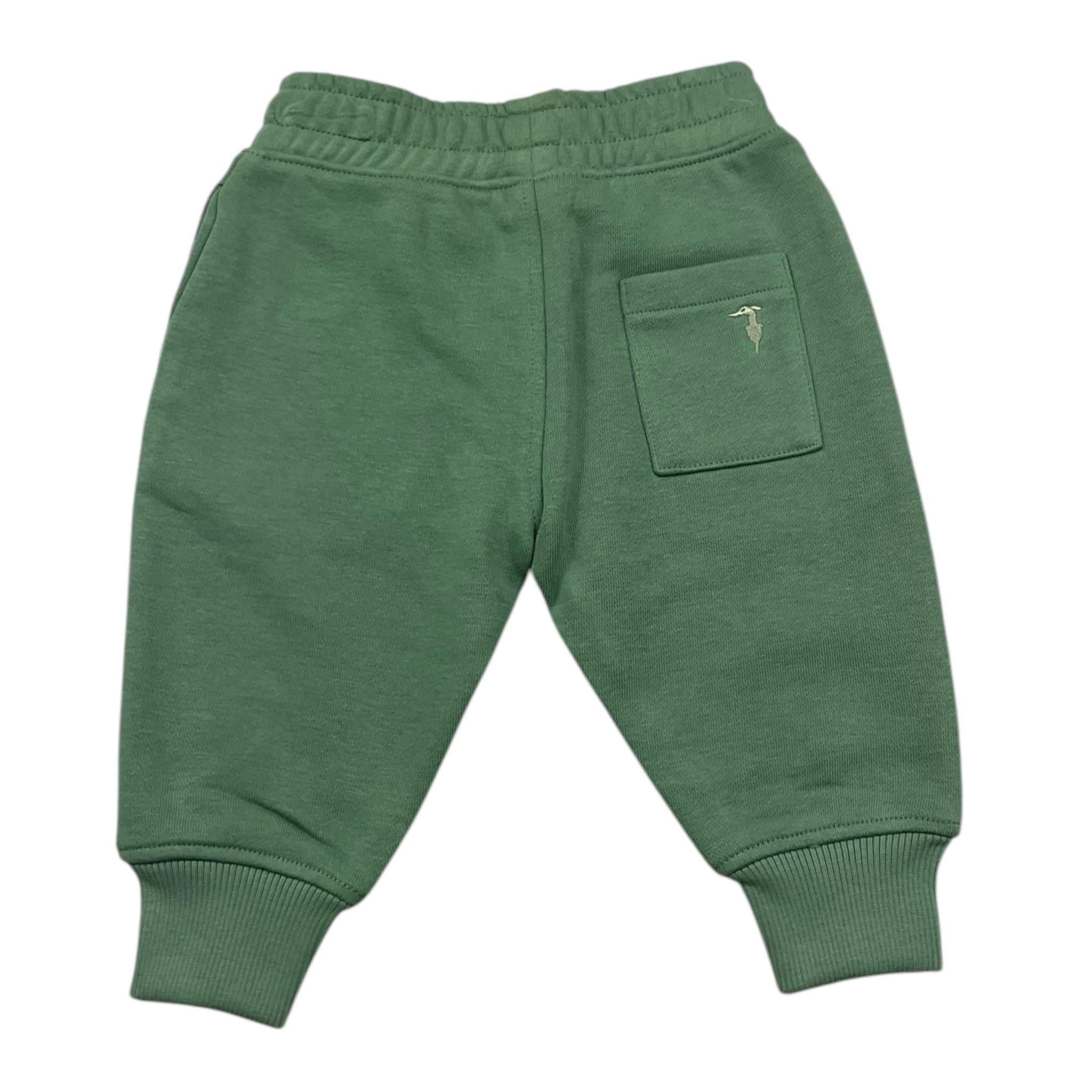 TRUSSARDI pantalone tuta tinta unita Verde per Neonato TIA25144PA VERDE TRUSSARDI 