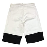 Balmain Bermuda Bicolore Con 5 Tasche Bianco Per Bambino