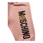 MOSCHINO completo 2pz felpa-pantalone tinta unita Rosa per Neonata MUK05DF ROSA MOSCHINO 