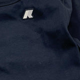 K-WAY shirt girocollo tinta unita con logo Blu per Bambino K8138CW BLU K-WAY 