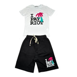 Patriot Completo 2 Pezzi T-Shirt-Bermuda per Bambino 00202 BIANCO/NERO PATRIOT 