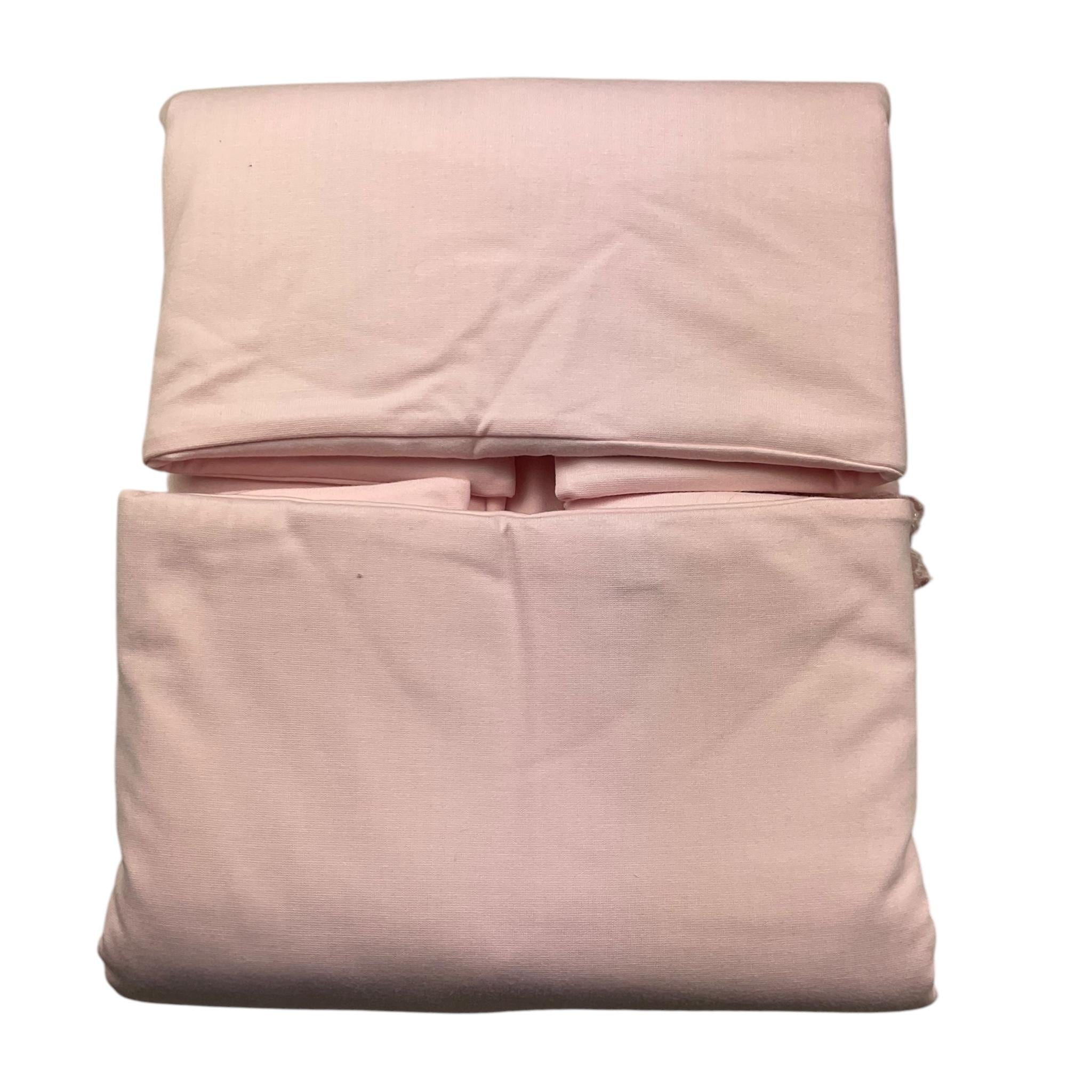 NINNAOH coperta tinta unita con applicazioni Rosa per Neonata I24COP3I ROSA NINNAOH 