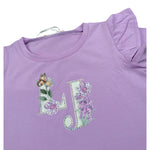 Liu Jo T-Shirt Tinta Unita con Brillantini per Neonata KA5092XXN LILLA LIU JO 