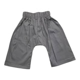 Pype Pantalone Tinta Unita Con Elastico In Vita Grigio Per Neonato
