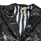 Aniye By Girl Giacca Paillettata tinta unita Nero per Bambina 032464 NERO ANIYE BY GIRL 