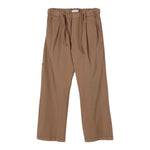 Paolo Pecora Pantalone Tinta Unita con Elastico In Vita per Bambino PP4023X MARRONE PAOLO PECORA 