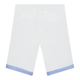 Guess Bermuda Tinta Unita con Tasche per Bambino L2RD02WEHD0 BIANCO GUESS 