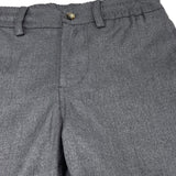 TRUSSARDI pantalone tinta unita con elastico in vita Grigio per Bambino TBA25131PA GRIGIO TRUSSARDI 