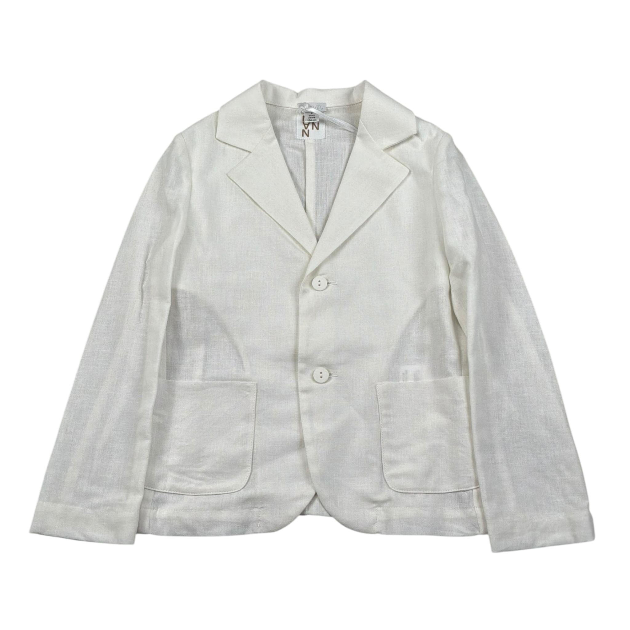 Nanan Giacca Tinta Unita per Neonato E2314612B PANNA NANAN 